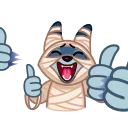 Mummy Jackal 스티커