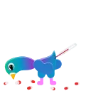 Neon Pigeon 스티커