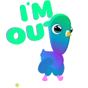 Neon Pigeon 스티커