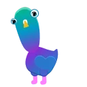Neon Pigeon 스티커