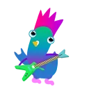 Neon Pigeon 스티커