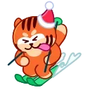 New Year Tiger 스티커