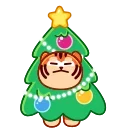 New Year Tiger 스티커