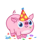 Nick Wallow Pig 스티커