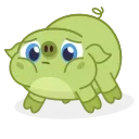 Nick Wallow Pig 스티커
