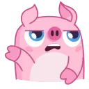 Nick Wallow Pig 스티커