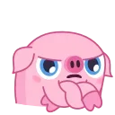 Nick Wallow Pig 스티커