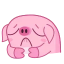 Nick Wallow Pig 스티커
