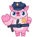 Nick Wallow Pig 스티커