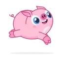 Nick Wallow Pig 스티커