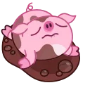 Nick Wallow Pig 스티커