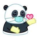 Panda Emic 스티커