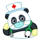 Panda Emic 스티커