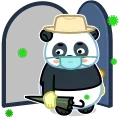 Panda Emic 스티커