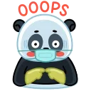 Panda Emic 스티커
