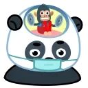 Panda Emic 스티커
