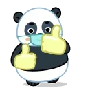 Panda Emic 스티커