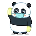 Panda Emic 스티커