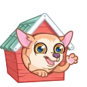 Peachy Сhihuahua 스티커