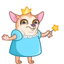Peachy Сhihuahua 스티커