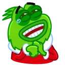 Pepe Grinch 스티커