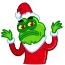 Pepe Grinch 스티커
