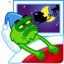 Pepe Grinch 스티커