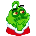 Pepe Grinch 스티커