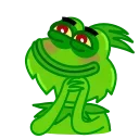 Pepe Grinch 스티커