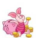 Piglet 스티커