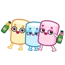 Marshmallow 스티커