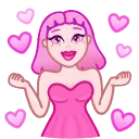 Pink Petty 스티커