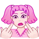 Pink Petty 스티커