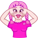 Pink Petty 스티커