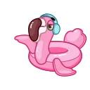Pool Flamingo 스티커