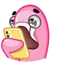 Pool Flamingo 스티커