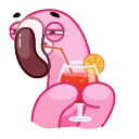 Pool Flamingo 스티커