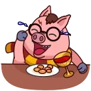 Potter Pig 스티커