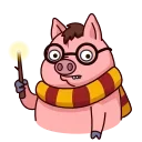 Potter Pig 스티커