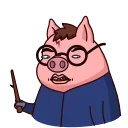 Potter Pig 스티커