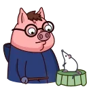Potter Pig 스티커