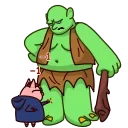 Potter Pig 스티커