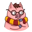 Potter Pig 스티커