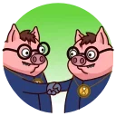 Potter Pig 스티커