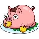 Potter Pig 스티커