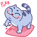 Puffy Cat 스티커