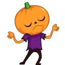 Pumpkin Man 스티커