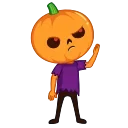 Pumpkin Man 스티커