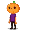 Pumpkin Man 스티커