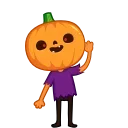 Pumpkin Man 스티커